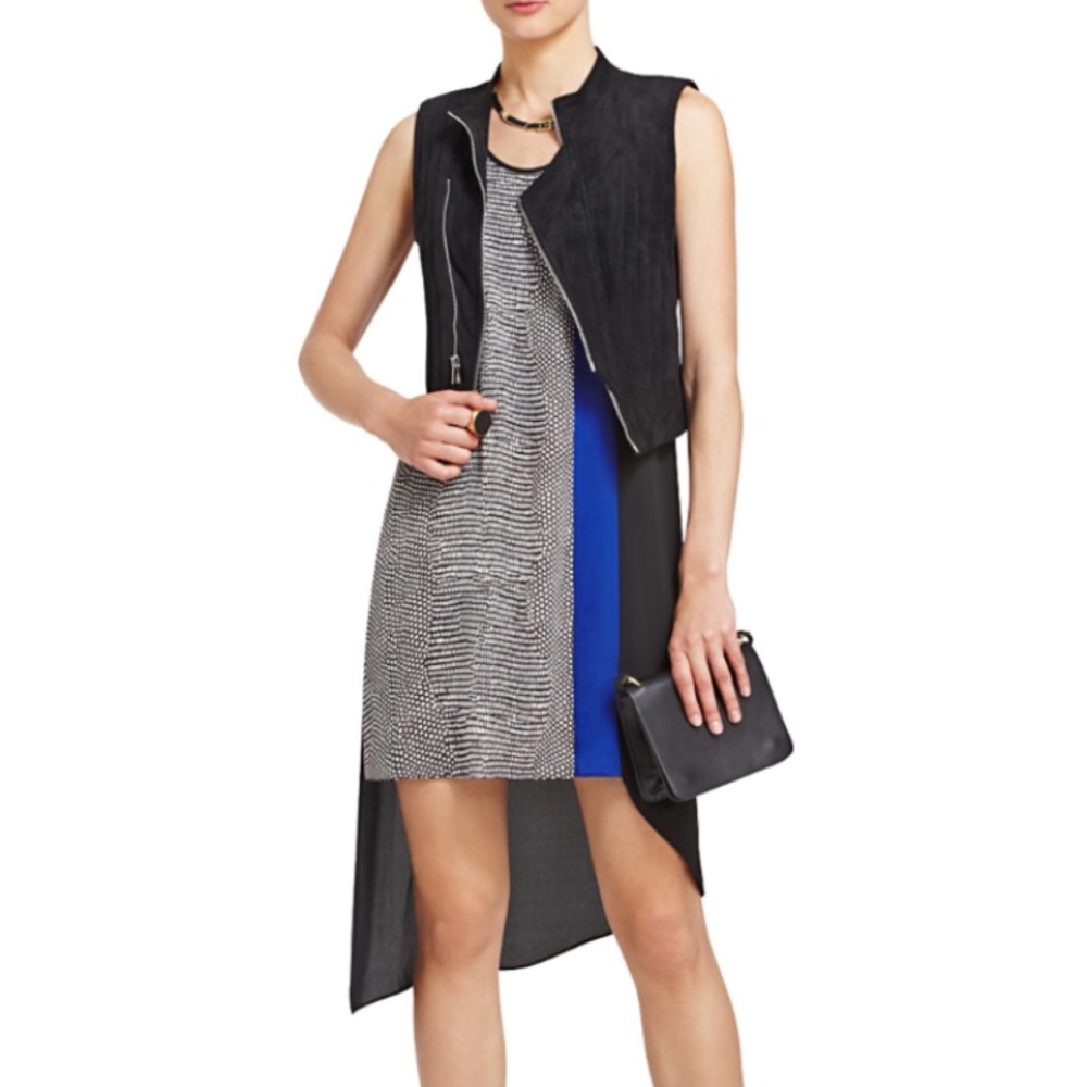 Black Damien BCBG Max Azria Zip Vest